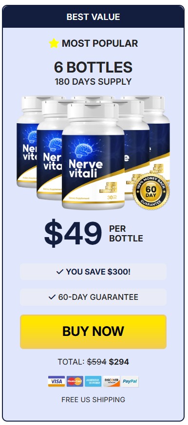 NerveVitali 6 Bottle Price